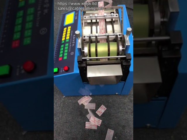 Double Side Tape Cutter Hook And Loop Tape Cutting Machine