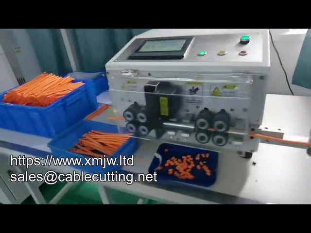 Fully Automatic Multi core Sheathed Wire 6 70 Square Mm Cable Cutting And Stripping Machine